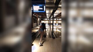 Booty shorts + Bowling = Strike