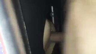 Fucking a cunt through the gloryhole from a guy's point of view [GIF]