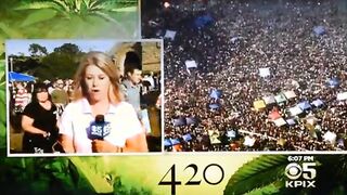 Live TV report on 420