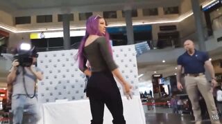 Sasha Banks’ booty from a fan video