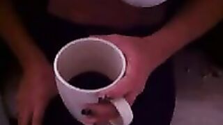 Bra and brew [gif]