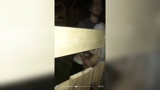 Gets fucked at party while friends watch