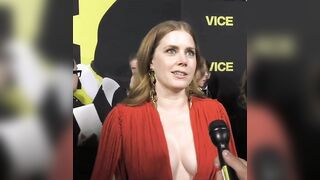 Amy Adams with some major cleavage