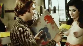 Edwige Fenech has her plot painted in ''Der Mann mit dem Goldenen Pinsel''