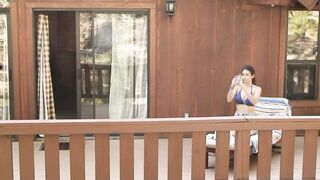 Alanna Masterson's bikini scene from ''Afraid''