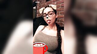 Ignore the dog filter for a sec. Focus on something else. (GIF)