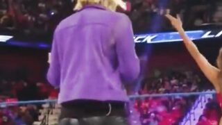 Renee's ass in leather pants