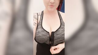 Titty Tuesday - change room shenanigans ;) (F)