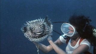 Jacqueline Bisset diving in The Deep