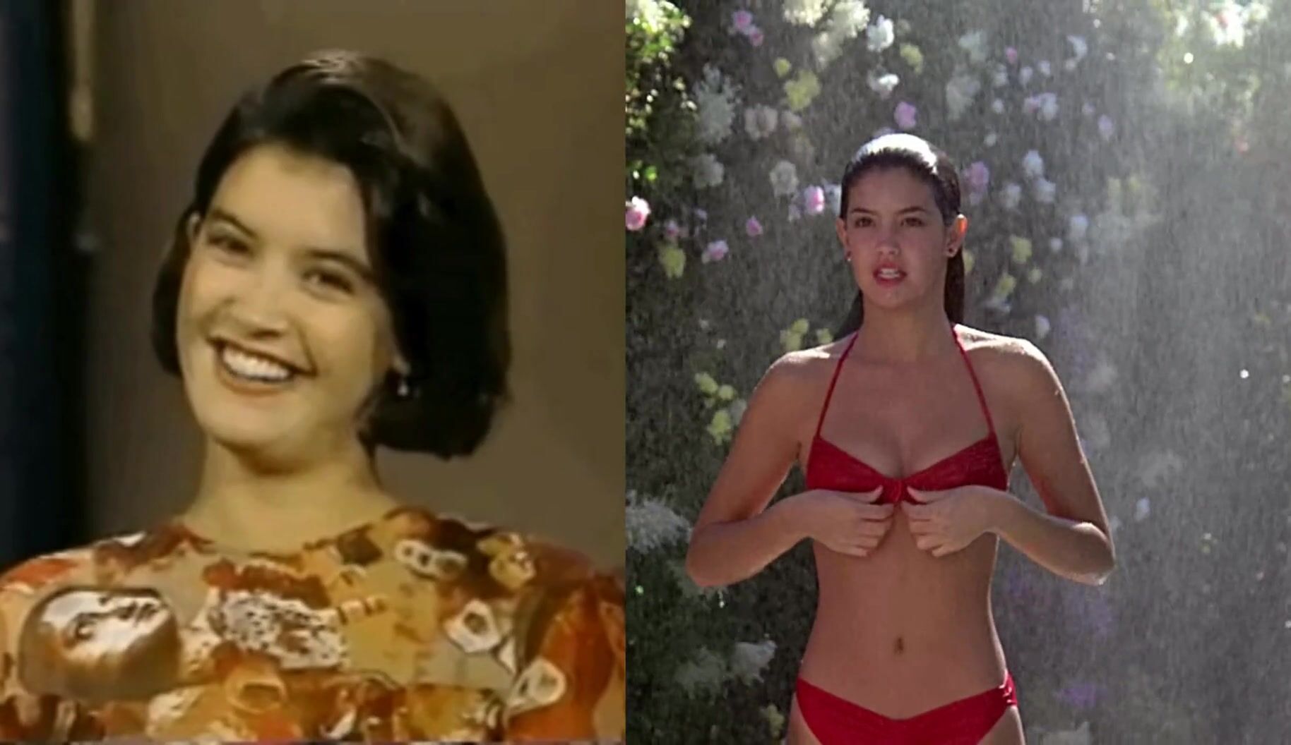 Phoebe Cates side by side.