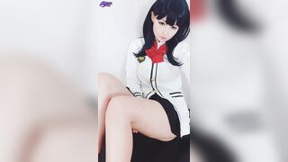 My Rikka Takarada cosplay - Self pleasure + ahegao ~ Hidori Rose
