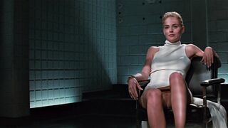 Sharon Stone's famous leg opening scene in Basic Instinct (1080p, slowmo, color corrected) - More in comments