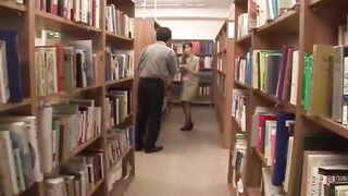Hot library assistant gets fucked by student