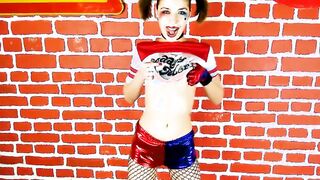 Playful Harley Quinn
