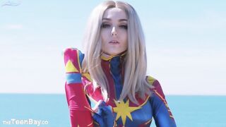 Sia Siberia - Captain Marvel Porn Parody