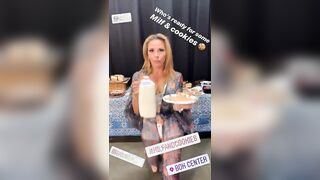 Mickie James: ''Who's ready for some Milf & cookies?''