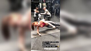 Summer Rae working out