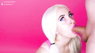 “Vivian_Rose” AHEGAO blowjob with cum in mouth