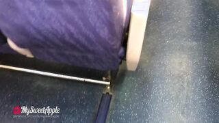 Amateur Couple Fucking on a Train with Facia