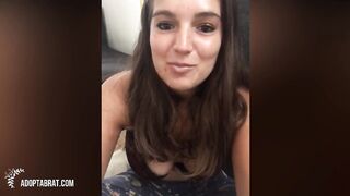 Sexy Teen Striptease with an Energetic Soundtrack