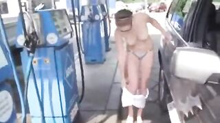 naked at the gas station [gif]