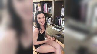 Stoya Signing her pins!
