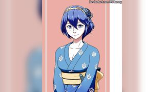 Fire Emblem Awakening: Kimono Lucina {Animation} by YDBunny