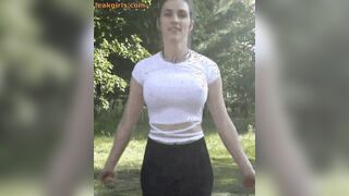 Jumping Rope Braless