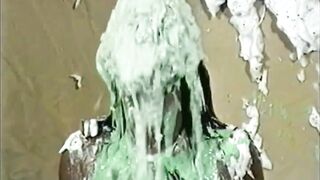 Former Miss Missouri winner Natalie gets green slimed while hosting