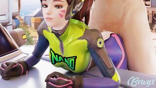 Dva Doggy Stand (Bewyx) [Overwatch]