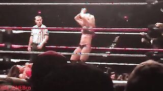 Alexa Bliss doing the Nikki Bella butt twirl