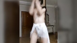 Crazy Half Naked Korean Bedroom Dancer [1:00 Video Source in Comment]