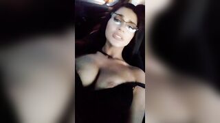 [F] touching my pussy in car
