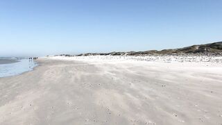 Wind swept Big Bay beach, Cape Town, South Africa