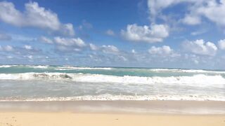 My relaxing beach morning in time lapse.