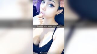 CinCinBear snapchat lingerie teasing video