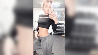 Sommer ray nips through shirt