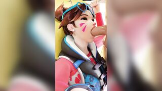 Dva Beach Blowjob Deepthroat (Bewyx)