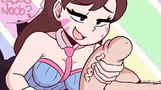 D.va Handjob (darkprincess04)