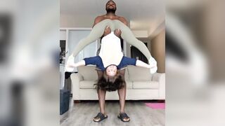 His strength and her flexibility