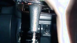 Stickshift In The Ass, Dildo In The Pussy [GIF]