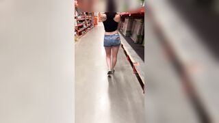 Another trip to Home Depot. Another chance to show you my tits [GIF]