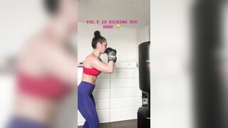 ThickFit Now Learning to Kickbox