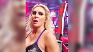 Charlotte flair her tits are getting bigger and bigger