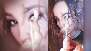 Olga Buzova - Sexy Lips Cum Tribute Porn GIF by YaichkiCT