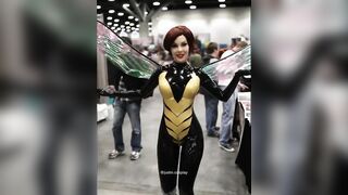 Evilyn13 as wasp. Video by Justin.cosplay