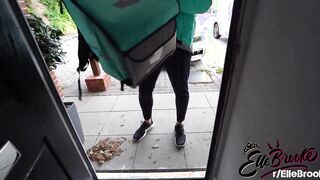 She just fucked the Deliveroo driver