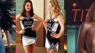 Gillian Jacobs and Alison Brie on/off as cheerleaders