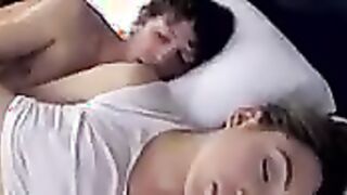 Sexy step sister and bastard brother sharing bedroom