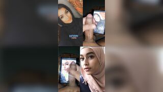 ????????Hijabi ????Jerk Off ???? Party???????? - my big brown cock gets excited looking at slutty hijabi faces asking for it????. Hijabi fantasies anyone? Drop in comments below.????